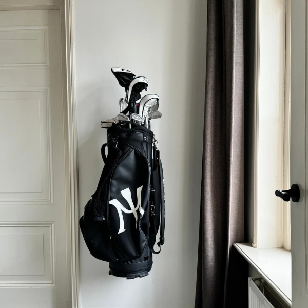 Hanging golf bag storage hotsell