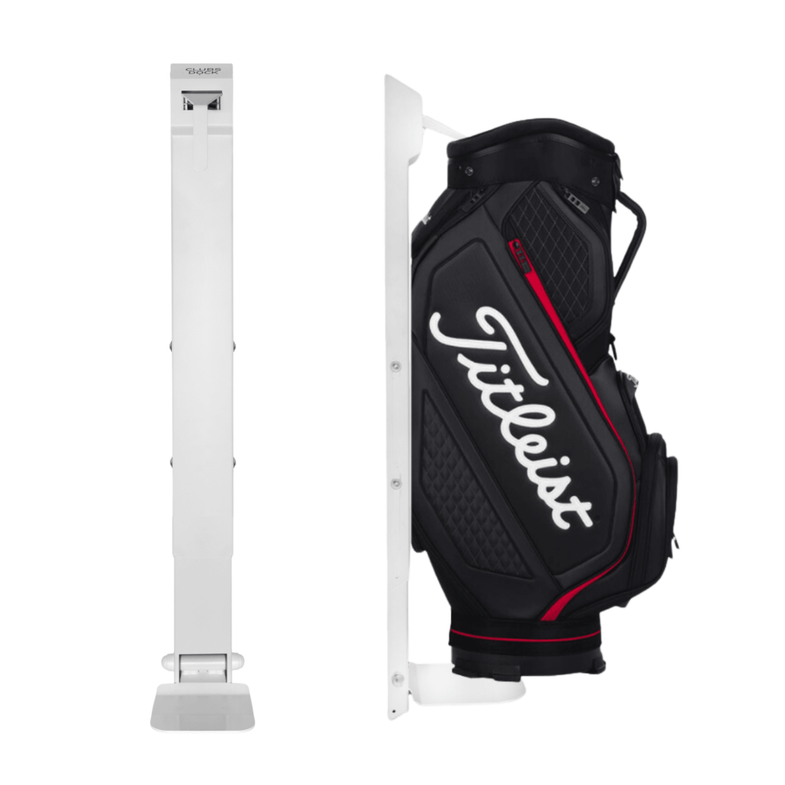 ClubsDock White - ClubsDock white with golf bag on it sideways